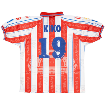 1996-97 Atletico Madrid Home Shirt Kiko #19 (XL)