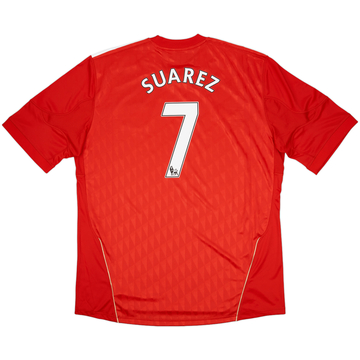 2010-12 Liverpool Home Shirt Suarez #7 (XXL)