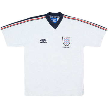 1998-00 England Umbro Cotton Tee - 7/10 - (L.Boys)