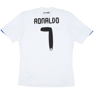 2010-11 Real Madrid Home Shirt Ronaldo #7 - 6/10 - (XL)