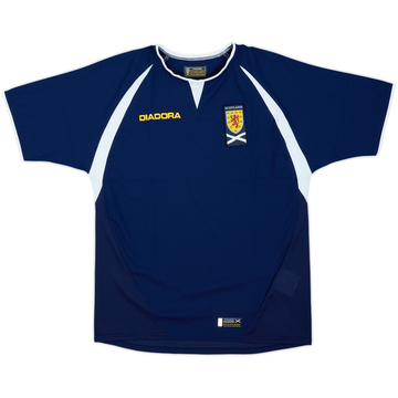 2003-05 Scotland Home Shirt - 10/10 - (L.Boys)