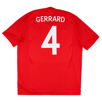2010-11 England 'South Africa' Away Shirt Gerrard #4 - 10/10 - (XL)