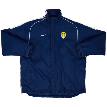 Abrigo de banquillo acolchado Nike del Leeds United 2002-03 - 7/10 - (XL)