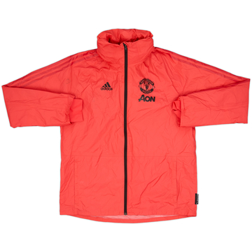 2018-19 Manchester United adidas Hooded Rain Jacket - 8/10 - (S)