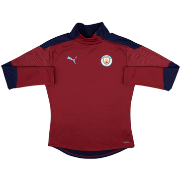 2020-21 Manchester City Puma 1/4 Zip Drill Top - 8/10 - (M)