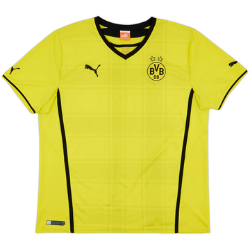 2013-14 Borussia Dortmund Home Shirt - 4/10 - (XXL)