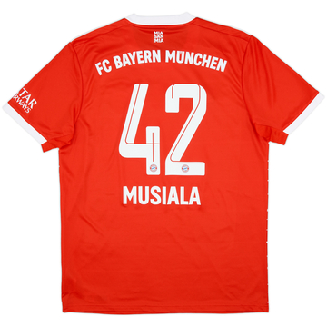 2022-23 Bayern Munich Home Shirt Musiala #42 - 10/10 - (L)