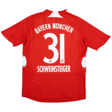 2008-09 Bayern Munich Home Shirt Schweinsteiger #31 - 7/10 - (M)