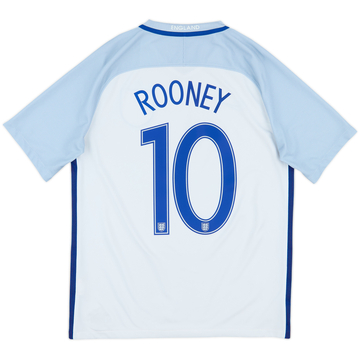 2016-17 England Home Shirt Rooney #10 - 7/10 - (M)