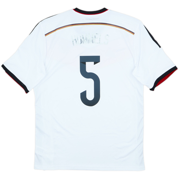 2014-15 Germany Home Shirt Hummels #5 - 4/10 - (XL)