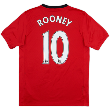 2009-10 Manchester United Home Shirt Rooney #10 - 8/10 - (XL.Boys)
