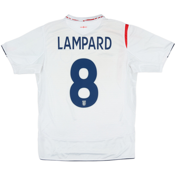 2005-07 England Home Shirt Lampard #8 - 5/10 - (M)