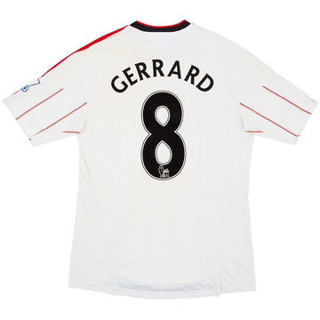 2010-11 Liverpool Away Shirt Gerrard #8 - 5/10 - (M)
