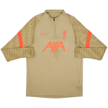 2021-22 Liverpool Nike 1/4 Zip Drill Top - 7/10 - (M)