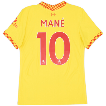 2021-22 Liverpool Authentic Third Shirt Mane #10 - 8/10 - (S)