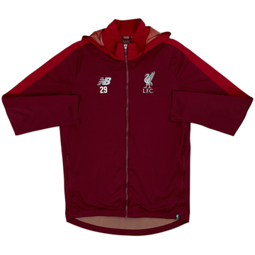 2018-19 Liverpool Player Issue New Balance Hooded Track Jacket #29 - 7/10 - (L)
