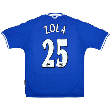1999-01 Chelsea Home Shirt Zola #25 - 10/10 - (M)
