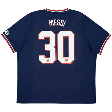 2021-22 Paris Saint-Germain Home Shirt Messi #30 - 8/10 - (XXL)