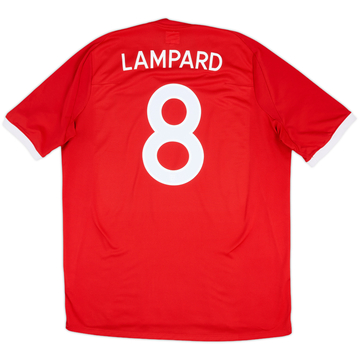 Camiseta de visitante de Inglaterra 2010-11 Lampard #8 - 10/10 - (XL)