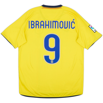 2008-10 Barcelona Away Shirt Ibrahimovic #9 - 6/10 - (M)
