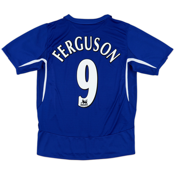 2005-06 Everton Home Shirt Ferguson #9 - 8/10 - (M)