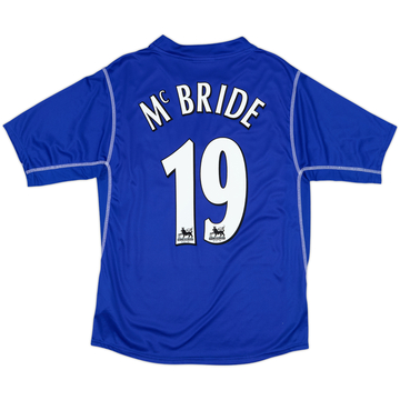 2002-03 Everton Home Shirt Mcbride #19 - 9/10 - (L)
