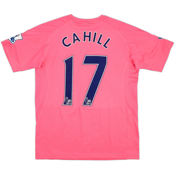 2010-11 Everton Match Issue Away Shirt Cahill #17