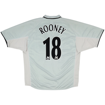 2001-02 Everton Away Shirt Rooney #18 - 8/10 - (L)