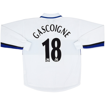 2000-01 Everton Third L/S Shirt Gascoigne #18 - 8/10 - (L)