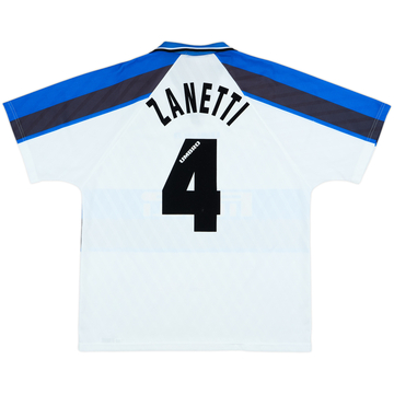 1996-97 Inter Milan Away Shirt Zanetti #4 - 9/10 - (XL)