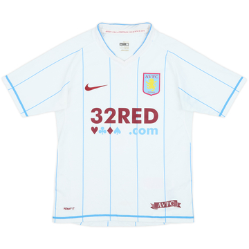 2007-08 Aston Villa Away Shirt - 7/10 - (M.Boys)