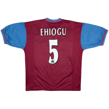 1997-98 Aston Villa Home Shirt Ehiogu #5 - 8/10 - (L)