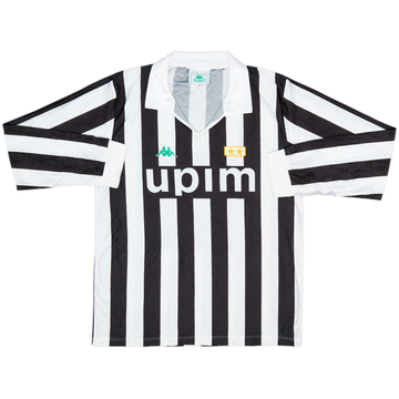 1991-92 Juventus Home L/S Shirt - 8/10 - (XL)
