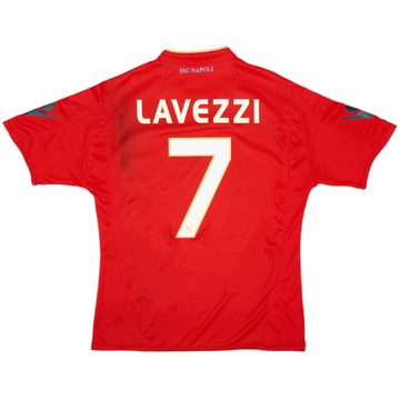 Camiseta de la tercera equipación del Napoli 2009-10 Lavezzi #7 - 6/10 - (M)