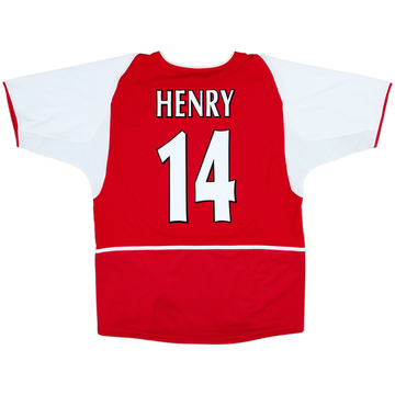 2002-04 Arsenal Home Shirt Henry #14 - 10/10 - (L)