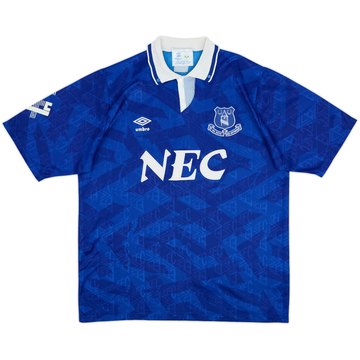 1991-93 Everton Home Shirt - 7/10 - (XL)