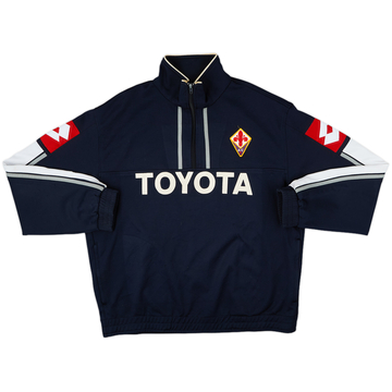 2007-09 Fiorentina Lotto 1/4 Zip Drill Top - 7/10 - (M)