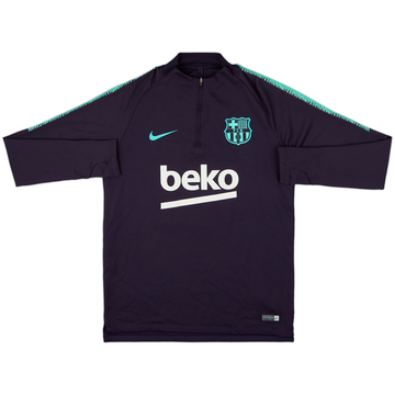 2018-19 Barcelona Nike 1/4 Zip Drill Top - 8/10 - (M)