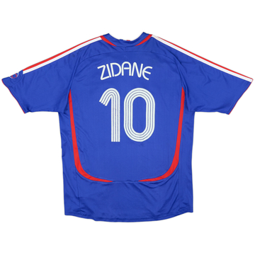 2006-07 France Home Shirt Zidane #10 - 5/10 - (XL.Boys)