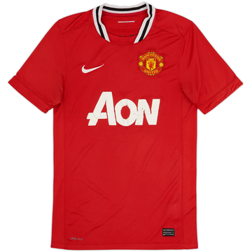 2011-12 Manchester United Home Shirt - 4/10 - (S)
