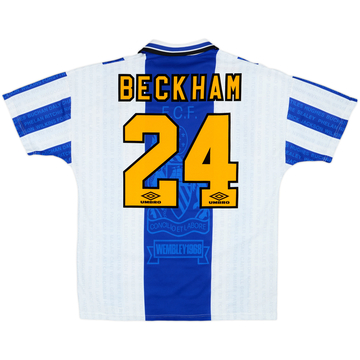 1994-96 Manchester United Third Shirt Beckham #24 - 9/10 - (L)