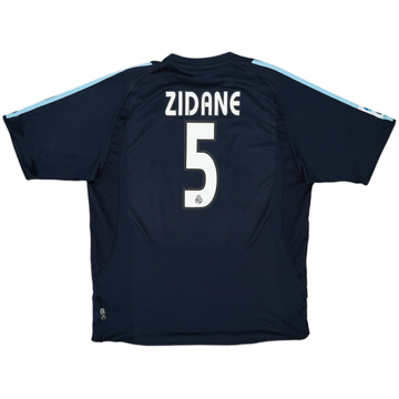 2003-04 Real Madrid Away Shirt Zidane #5 - 8/10 - (XXL)