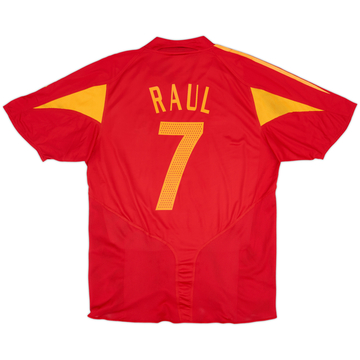 2004-06 Spain Home Shirt Raul #7 (L)
