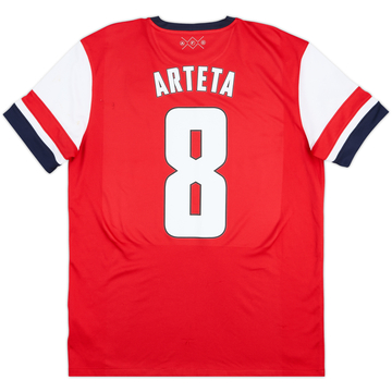 2012-14 Arsenal Home Shirt Arteta #8 - 6/10 - (L)