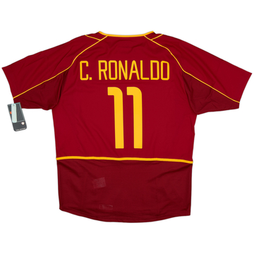 2002-04 Portugal Home Shirt C.Ronaldo #11 (L)