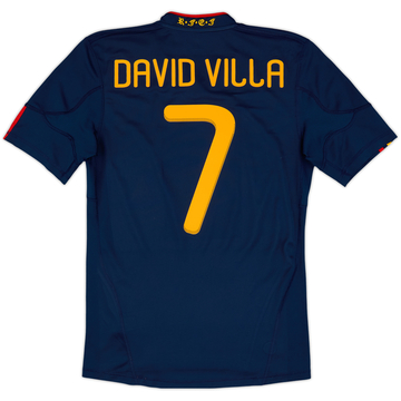 2010-11 Spain Away Shirt David Villa #7 - 8/10 - (S)