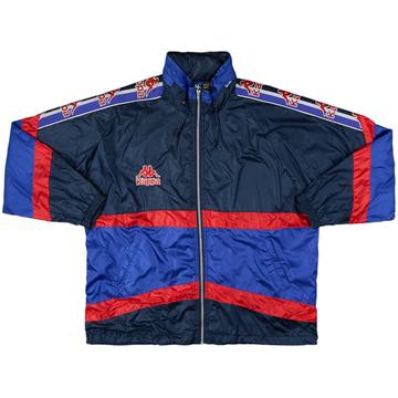 1995-97 Barcelona Kappa Hooded Rain Jacket - 8/10 - (XL)