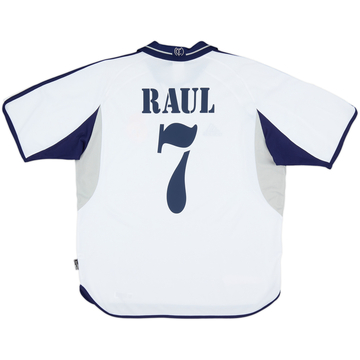 2000-01 Real Madrid Home Shirt Raul #7 - 6/10 - (L)