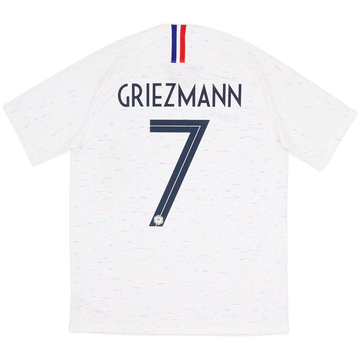 2018 France Away Shirt Griezmann #7 - 8/10 - (M)