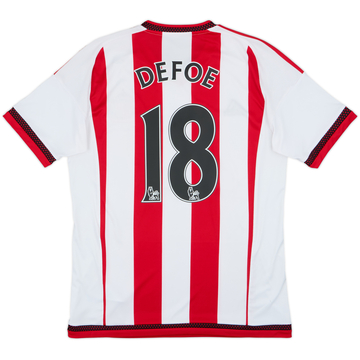 2015-16 Sunderland Home Shirt Defoe #18 - 6/10 - (M)